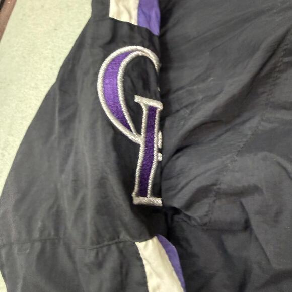 Vintage 1990s Colorado Rockies Starter Jacket XL Ultra Rare MLB - Picture 4 of 10